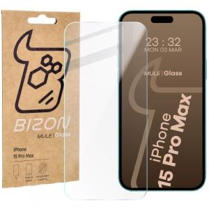 Elastyczne szkło hybrydowe Bizon Glass Mule do iPhone 15 Pro Max