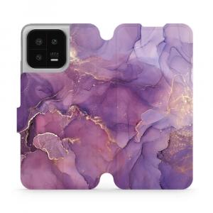 Etui z klapką do Xiaomi 13, Mobiwear Book, fioletowe