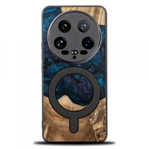 Drewniane etui do Xiaomi 14 Ultra, Bewood Unique Planets Neptun do MagSafe