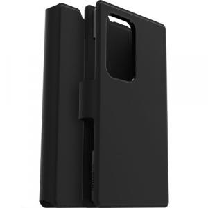 OUTLET: Etui z klapką OtterBox Strada Via do Galaxy S23 Ultra, czarne