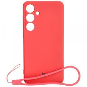 Etui Bizon Case Silicone Sq do Galaxy S24 Plus, brudny róż