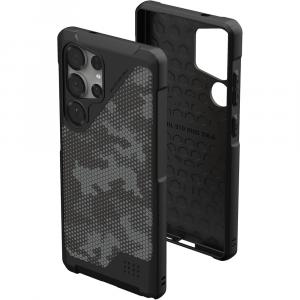 Etui pancerne Urban Armor Gear Metropolis LT Magnet do Galaxy S25 Ultra, szaro-czarne moro
