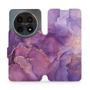Etui z klapką do Huawei Nova 12i, Mobiwear Book, fioletowe
