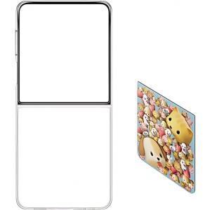 Etui Samsung FlipSuit do Galaxy Z Flip7, przezroczyste z wymienną płytką