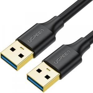 Kabel Ugreen USB-A 3.2 / USB-A 3.2 (typ A męski), 5 Gbps, 0,5 m, czarny