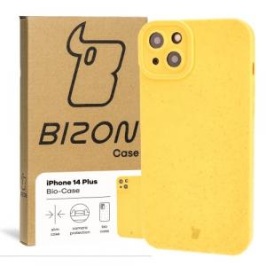 Ekologiczne etui Bizon Bio-Case do iPhone 14 Plus, żółte