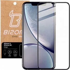 Szkło hartowane Bizon Glass Edge do iPhone 11 / XR, czarne