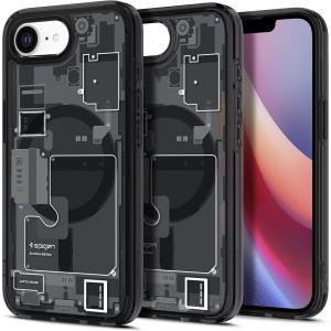 Etui Spigen Ultra Hybrid Mag do MagSafe do iPhone 16e, przydymione-szare (Zero One)
