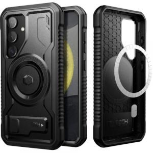 Etui pancerne Tech-Protect Kevlar MagSafe+ do Galaxy S24, czarne