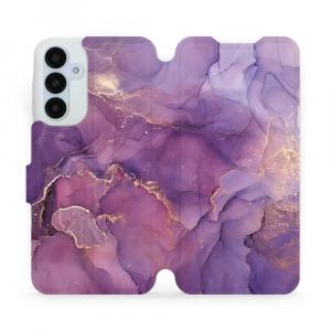 Etui z klapką do Galaxy A25 5G, Mobiwear Book, fioletowe