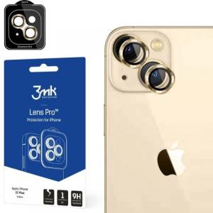 Osłona na aparat 3mk Lens Protection Pro 1 zestaw dla iPhone 15 Plus, żółte