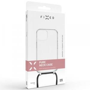 Etui FIXED Pure Neck do iPhone 15, czarne