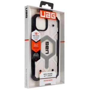 OUTLET: Etui pancerne Urban Armor Gear Pathfinder MagSafe do iPhone 15 Plus, przezroczyste
