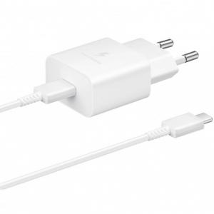 Ładowarka sieciowa Samsung EP-T1510XWEGEU PD 15W USB-C + kabel, biała