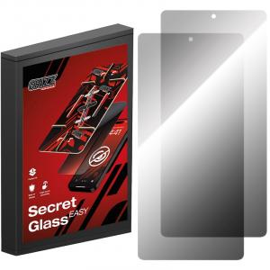 Szkło hybrydowe, prywatyzujące na ekran Grizz SecretGlass Easy do Galaxy S25 Ultra z aplikatorem, 2 sztuki, matowe
