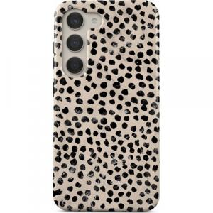 Etui Burga Almond Latte Tough do Samsung Galaxy S23 Plus, beżowe z czarnymi kropkami