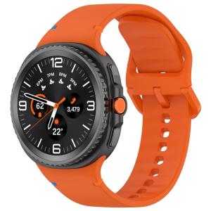 Silikonowy pasek Bizon Strap Watch Silicone G do Galaxy Watch 8 40 mm/44 mm/Ultra 2 47 mm, pomarańczowy