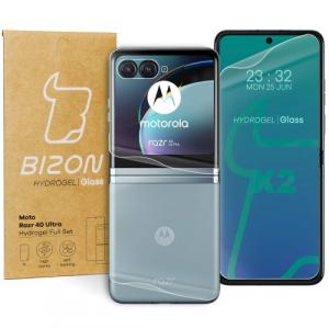 Folia hydrożelowa na tył i przód Bizon Glass Hydrogel, Motorola Razr 40 Ultra