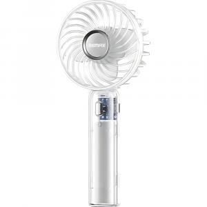 Wiatrak podręczny, wentylator, wiatraczek Remax Handheld Fan RS-SF01, przezroczysty