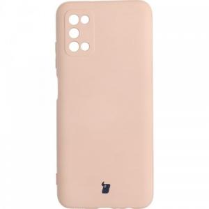 Etui Bizon Case Silicone do Galaxy A03S, jasnoróżowe