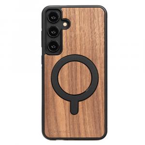 Drewniane etui do Galaxy S25 Plus, Bewood Orzech Amerykański MagSafe