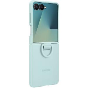 Etui Samsung Silicone Case Ring do Galaxy Z Flip7, miętowe