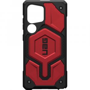 Etui pancerne Urban Armor Gear Monarch Pro Magnet do Galaxy S25 Ultra, czerwono-czarne