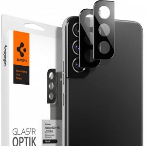 Szkło na aparat Spigen Glas.tr Optik 2-Pack Galaxy S22 / S22 Plus, czarne