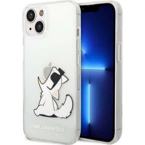 OUTLET: Etui Karl Lagerfeld Hard Case Transparent Choupette Fun do iPhone 14 Plus, przezroczyste