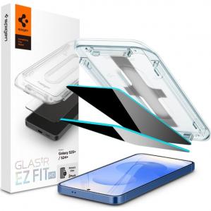 Szkło do etui + Aplikator Spigen Glas.tR Privacy EZ Fit 2-Pack do Galaxy S25 Plus / S24 Plus