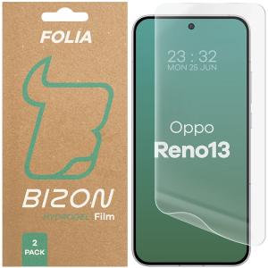 Folia hydrożelowa na ekran Bizon Glass Hydrogel Front do Oppo Reno13, 2 sztuki