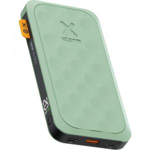 Powerbank XTORM Fuel 10 000 mAh, 22.5W, 2x USB-C / 1x USB-A, zielony