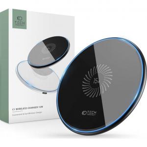 OUTLET: Ładowarka indukcyjna Tech-Protect QI15W-C1 Wireless Charger 15W, czarna