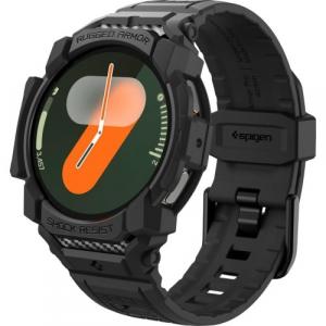 Etui z paskiem Spigen Rugged Armor Pro do Galaxy Watch 7 40mm, czarne