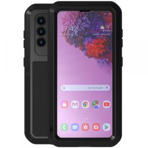 OUTLET: Etui pancerne + szkło LOVE MEI Galaxy S21, czarne