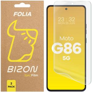 Folia matowa Bizon Glass Film Sun do Motorola Moto G86 5G, 2 sztuki