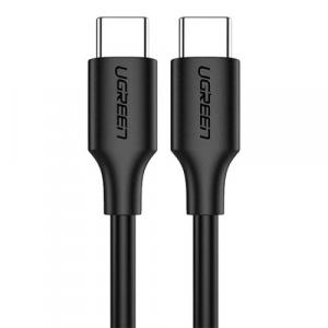 Kabel niklowany Ugreen USB-C do USB-C, 1m, czarny