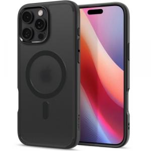 Etui Spigen Ultra Hybrid Mag do MagSafe do iPhone 16 Pro, półprzezroczysto-czarne