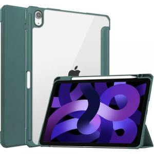 Etui Bizon Case Tab Clear Matt do Apple iPad Air 6 / 5 / 4, iPad Pro 11 2018, ciemnozielone