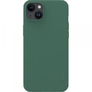 Etui Nillkin Super Frosted Shield Pro do iPhone 15 Plus, ciemnozielone