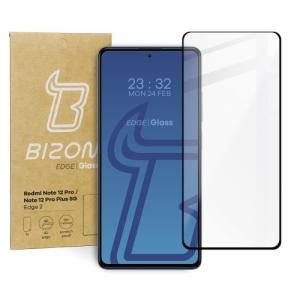 Szkło hartowane Bizon Glass Edge 2 do Redmi Note 12 Pro / 12 Pro+ 5G, czarne