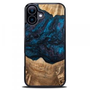 Drewniane etui Bewood Unique Planets - Neptun do iPhone 16 Plus