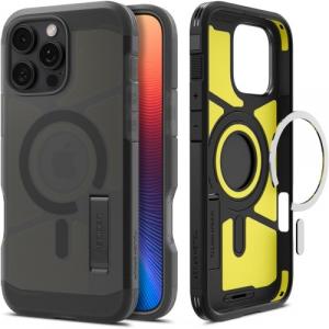 Etui Spigen Tough Armor Mag do MagSafe do iPhone 16 Pro, przydymione
