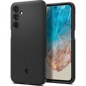 OUTLET: Etui Spigen Essential SandBlast do Galaxy M35 5G, czarne matowe