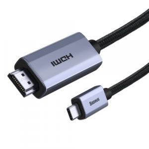 OUTLET: Kabel Baseus High Definition USB-C do HDMI 2.0 4K 60Hz, 1 m, czarny