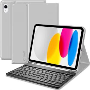 Etui z klawiaturą Tech-Protect SC Pen + Keyboard do iPad 11 / 10 gen. 2025 / 2022, szare