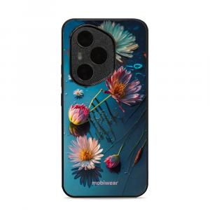 Etui ochronne do Honor 400 Pro 5G, Mobiwear Glossy Case, niebiesko-kwieciste