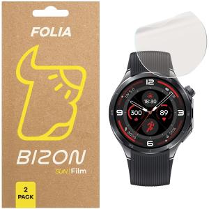 Folia matowa Bizon Glass Watch Film Sun do OnePlus Watch 3, 2 sztuki