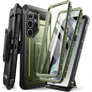 Etui pancerne Supcase UB Pro SP+noSP do Galaxy S25 Ultra, zielone