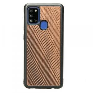 Drewniane etui Bewood na Galaxy A21s FALE MERBAU